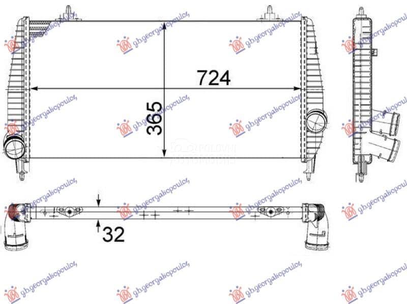 HLADNJAK INTERKULERA 2.2 DIZEL