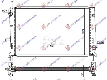HLADNJAK MOTORA... za Ford Mondeo od 1996. do 2000. god.