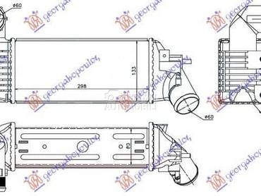 HLADNJAK INTERKULERA... za Peugeot 607 od 2000. do 2007. god.