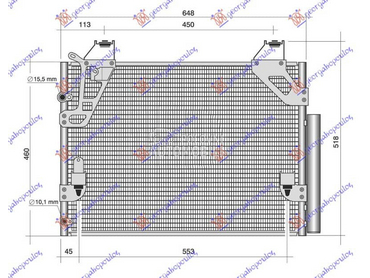 HLADNJAK KLIME 2.5 DIZEL... za Toyota Hilux od 2012. do 2015. god.