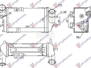 HLADNJAK INTERKULERA 1.6... za Hyundai i30 od 2012. do 2014. god.