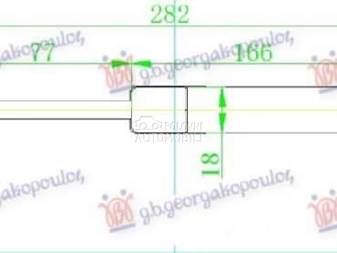 AMORTIZER HAUBE 610 njutna za BMW Serija 1 od 2015. do 2019. god.