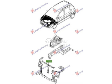 VEZNI LIM GORNJI za Hyundai Matrix od 2008. do 2010. god.
