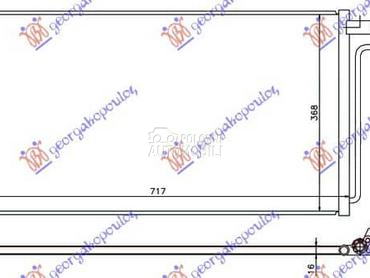 HLADNJAK KLIME 1.6 BENZIN... za Ford C-Max od 2010. do 2014. god.