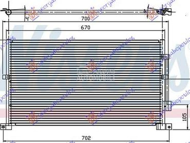 HLADNJAK KLIME ZA SVE... za Ford Mondeo od 2000. do 2007. god.