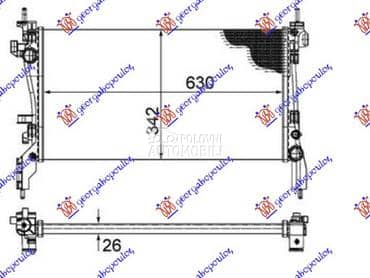 HLADNJAK MOTORA 1.3 MJTD... za Fiat Qubo od 2008. do 2016. god.