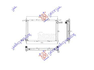 HLADNJAK MOTORA 1.5 DIZEL... za Nissan Note od 2006. do 2013. god.