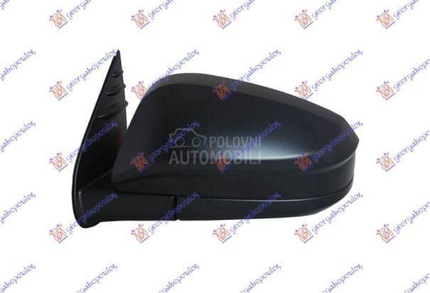 RETROVIZOR MEHANICKI CRNI Levo