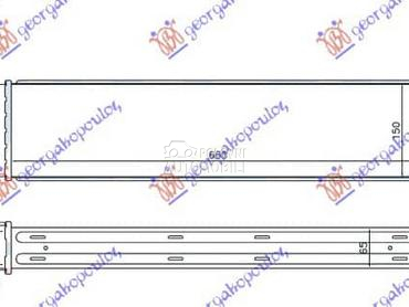 HLADNJAK INTERKULERA 2.5... za Ford C-Max od 2007. do 2010. god.