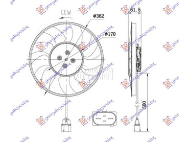 VENTILATOR KOMPLET 2.0... za Audi A5 od 2016. do 2019. god.