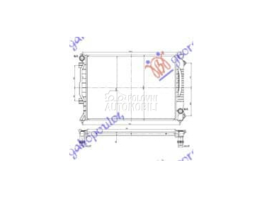 HLADNJAK MOTORA 2.7I 24v -... za Audi A6 od 1997. do 2004. god.