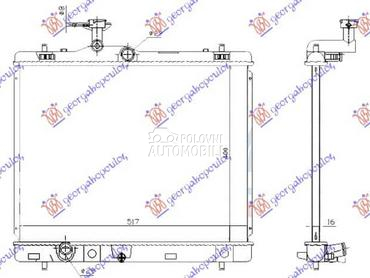 HLADNJAK MOTORA za Suzuki Swift od 2011. do 2014. god.