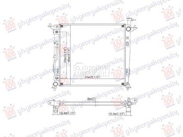 HLADNJAK MOTORA 2.2 DIZEL za Kia Sorento od 2017. do 2020. god.