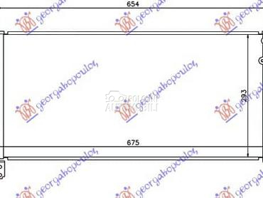 HLADNJAK KLIME 1.8i 16V HIBRID za Toyota Prius od 2012. do 2016. god.