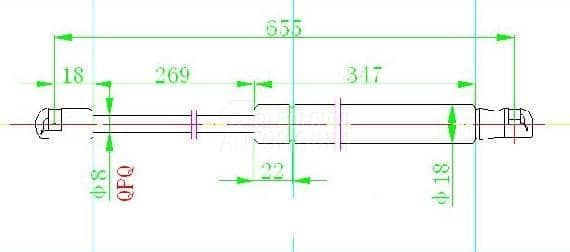 AMORTIZER HAUBE 320 njutna