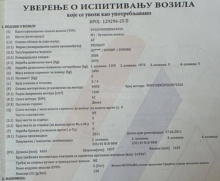 Peugeot 3008 1.6 e-HDI PERLA/PANO