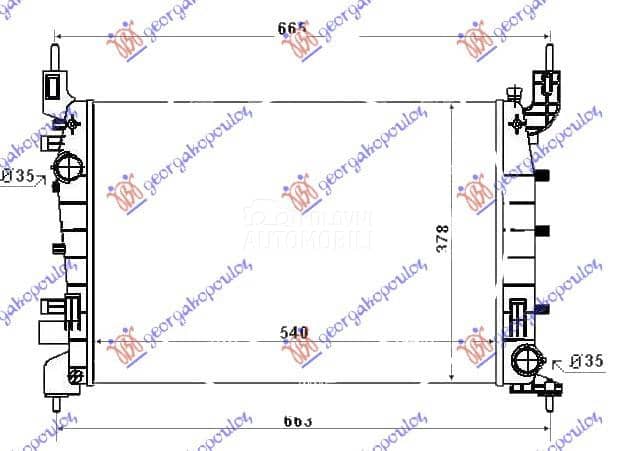 HLADNJAK MOTORA 1.4i 8V...