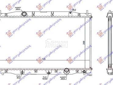 HLADNJAK MOTORA 2.2 CDTi DIZEL za Honda CR-V od 2007. do 2010. god.