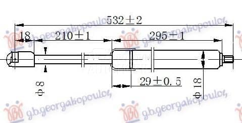 AMORTIZER HAUBE 280 njutna...