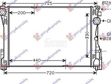 HLADNJAK MOTORA 2.1 DIZEL... za Mercedes Benz S Klasa od 2014. do 2018. god.