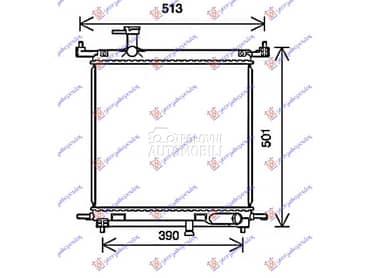 HLADNJAK MOTORA 1.2i 12V 75PS za Nissan Micra od 2010. do 2013. god.