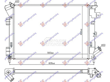 HLADNJAK MOTORA 1.6i/1.6... za Kia Soul od 2013. do 2016. god.