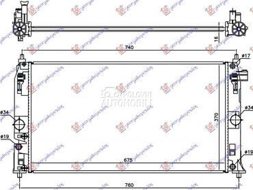 HLADNJAK MOTORA 1.8 HIBRID za Toyota Prius od 2019. do 2023. god.