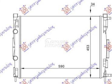 HLADNJAK MOTORA... za Renault Megane od 2003. do 2006. god.
