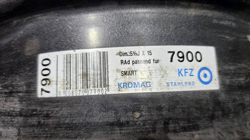 Čelične felne  15" 3 x 112