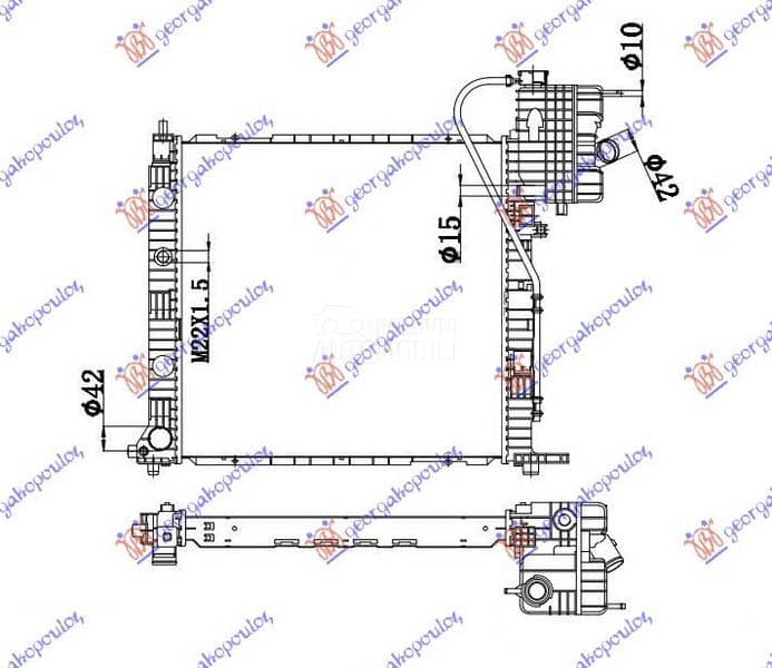 HLADNJAK MOTORA 2.2 CDI ()...