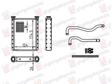GREJAC KABINE BENZIN/HIBRID za Toyota Yaris za 2020. god.