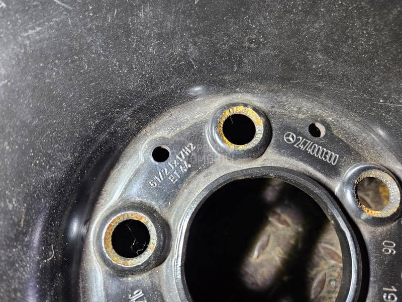 Čelične felne Mercedes 5x112 17" 5 x 112