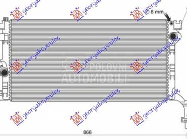 HLADNJAK MOTORA 1.5-2.0... za Renault Laguna od 2008. do 2015. god.