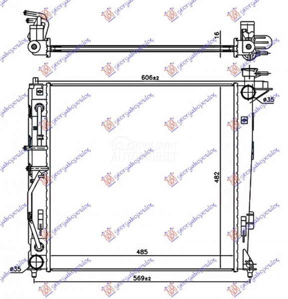 HLADNJAK MOTORA 2.0 CRDi...