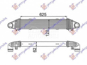 HLADNJAK INTERKULERA 1.8i... za Mercedes Benz E Klasa od 2009. do 2013. god.
