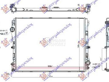 HLADNJAK MOTORA 2.0... za Mercedes Benz E Klasa od 2016. do 2020. god.