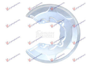 ZASTITA ZADNJEG KOCIONOG DISKA za MINI Countryman od 2016. do 2021. god.