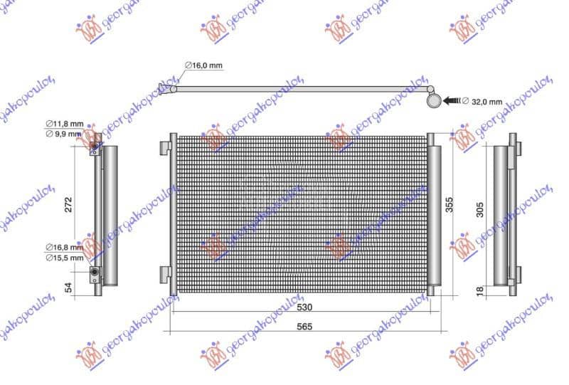 HLADNJAK KLIME BENZIN/HIBRID