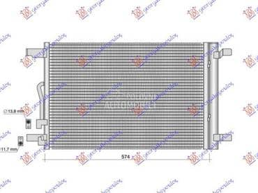 HLADNJAK KLIME za Škoda Octavia od 2017. do 2020. god.