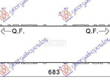 HLADNJAK INTERKULERA... za BMW Serija 3 od 2014. do 2018. god.