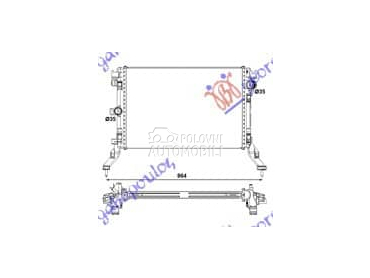HLADNJAK MOTORA 2.0 i16V... za Renault Laguna od 2007. do 2015. god.