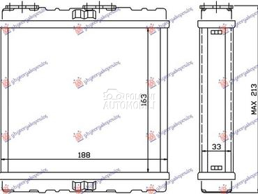 GREJAC KABINE BENZIN/DIZEL za Saab 9-3 od 1998. do 2002. god.