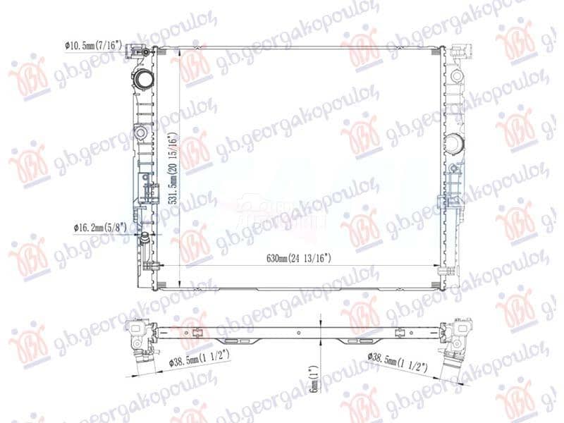 HLADNJAK MOTORA 2.0-3.0 BENZIN