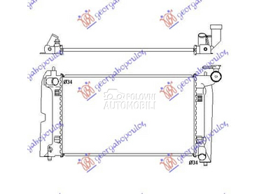 HLADNJAK MOTORA za Toyota Corolla od 2002. do 2004. god.
