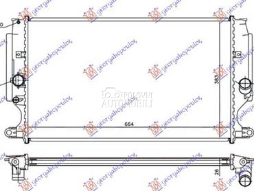 HLADNJAK MOTORA za Toyota Auris od 2006. do 2010. god.