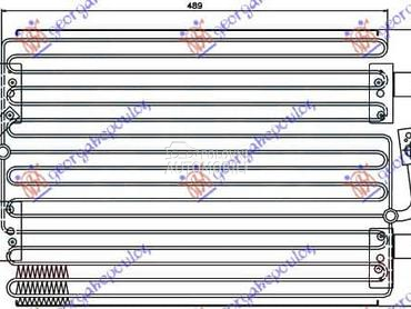 HLADNJAK KLIME 1.6 BENZIN za Fiat Palio od 1999. do 2004. god.