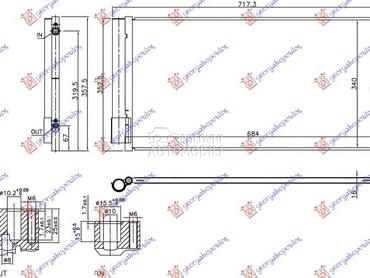 HLADNJAK KLIME 1.6i 16v BENZIN za Fiat 500 od 2015. do 2019. god.
