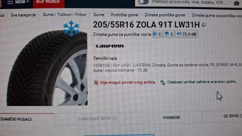 Laufenn 205/55 R16 Zimska