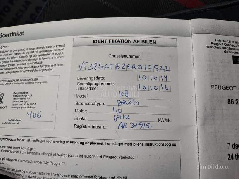 Peugeot 108 1.0