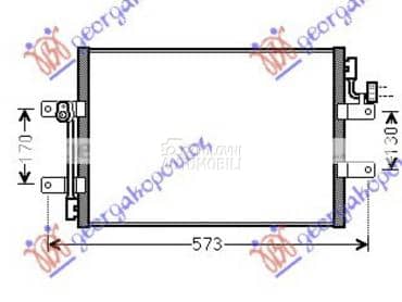 HLADNJAK KLIME 1.3 JTD... za Fiat Albea za 2005. god.